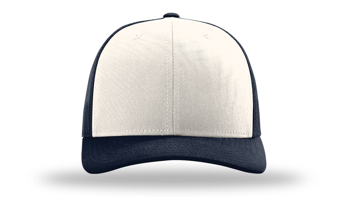 Richardson 112 Trucker Cap - Cream Navy