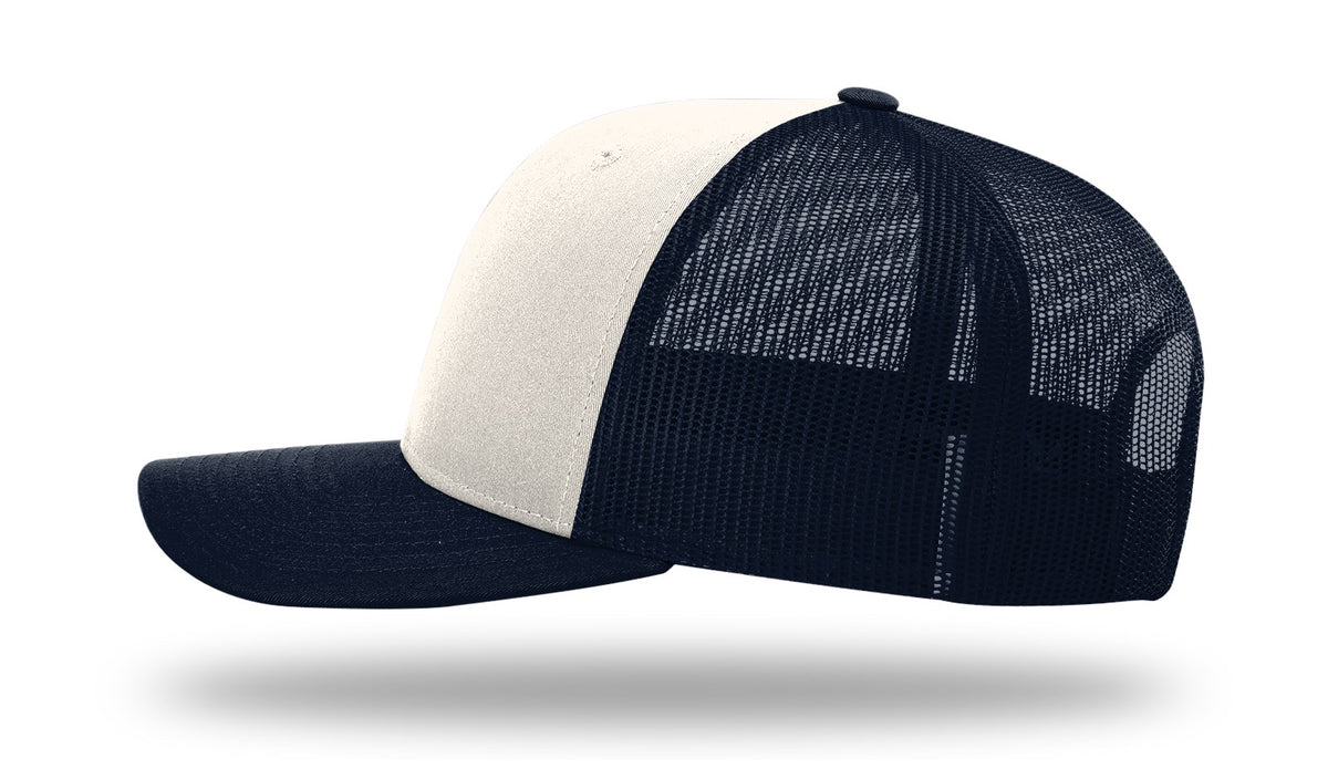 Richardson 112 Trucker Cap - Cream Navy
