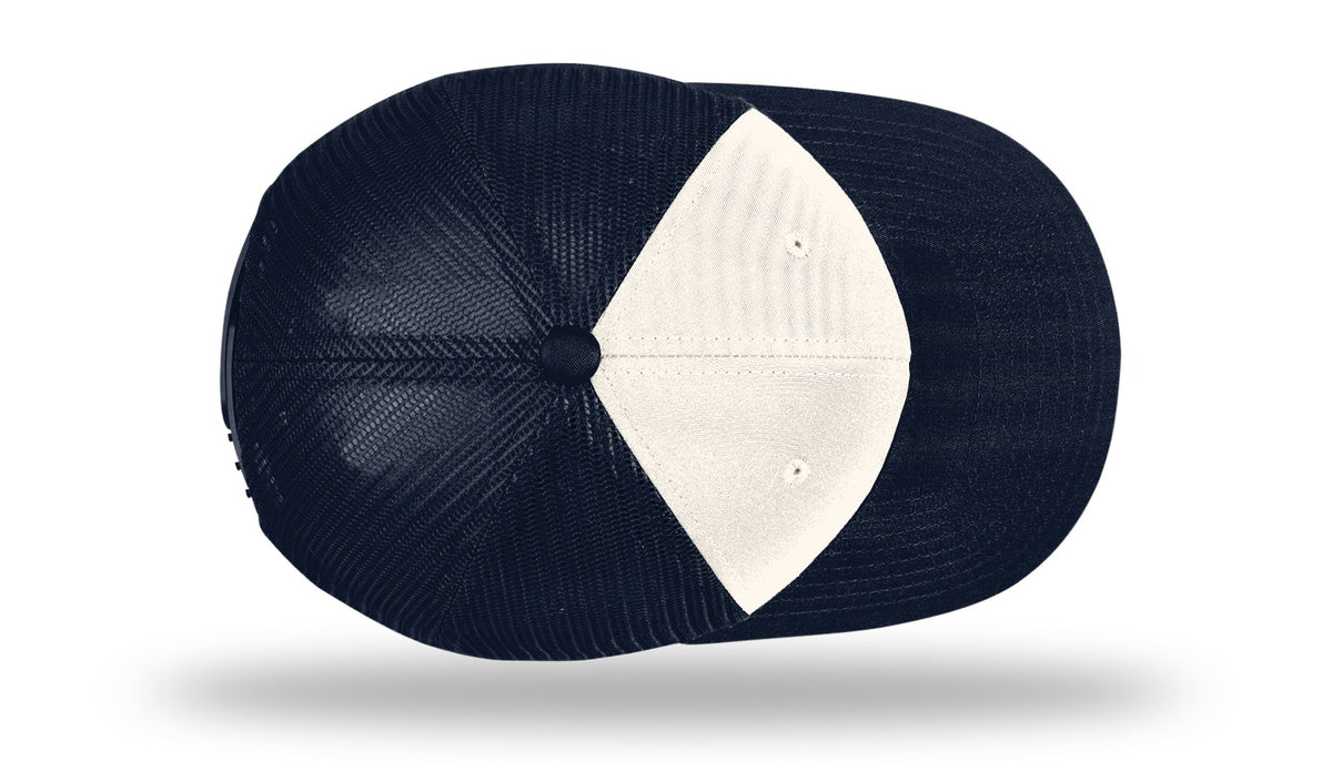 Richardson 112 Trucker Cap - Cream Navy