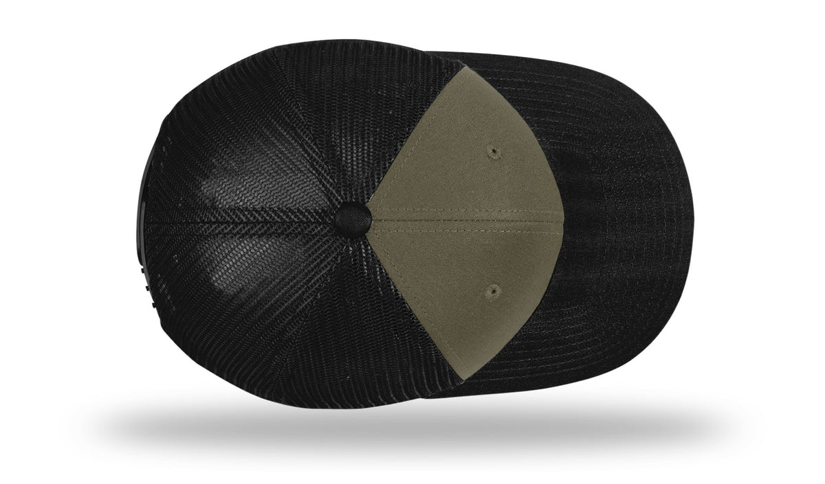 Richardson 112 Trucker Cap - Dark Loden Black