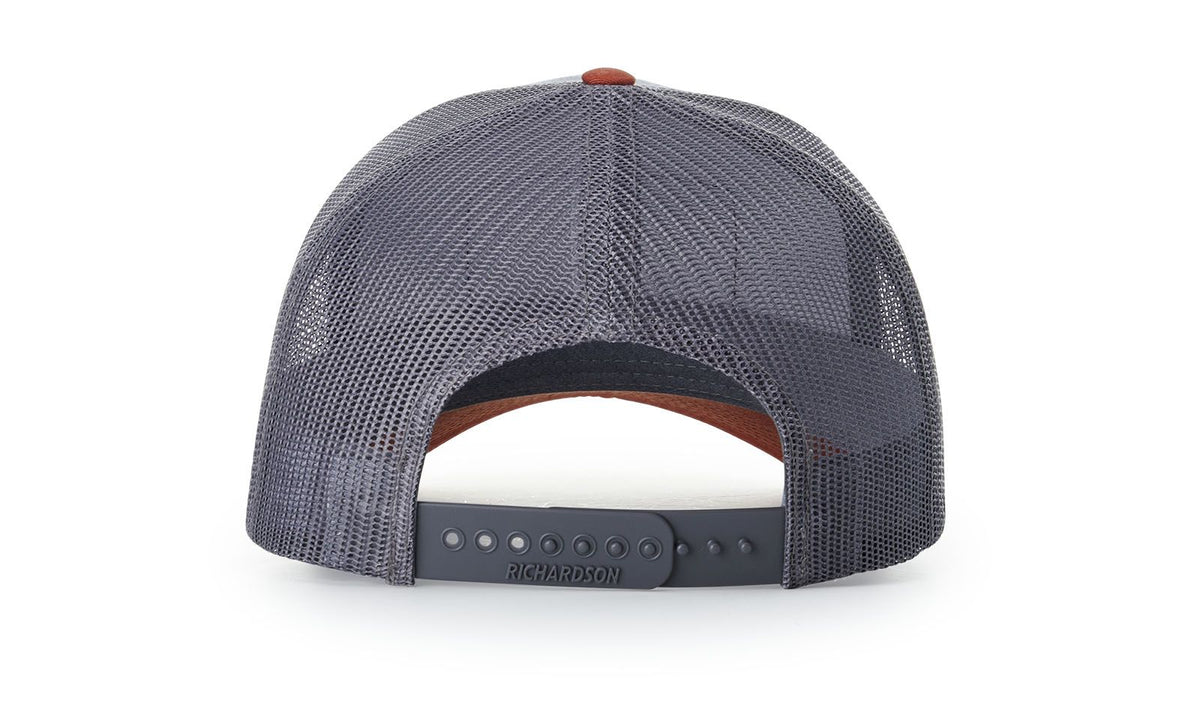 Richardson 112 Trucker Cap - Black Charcoal