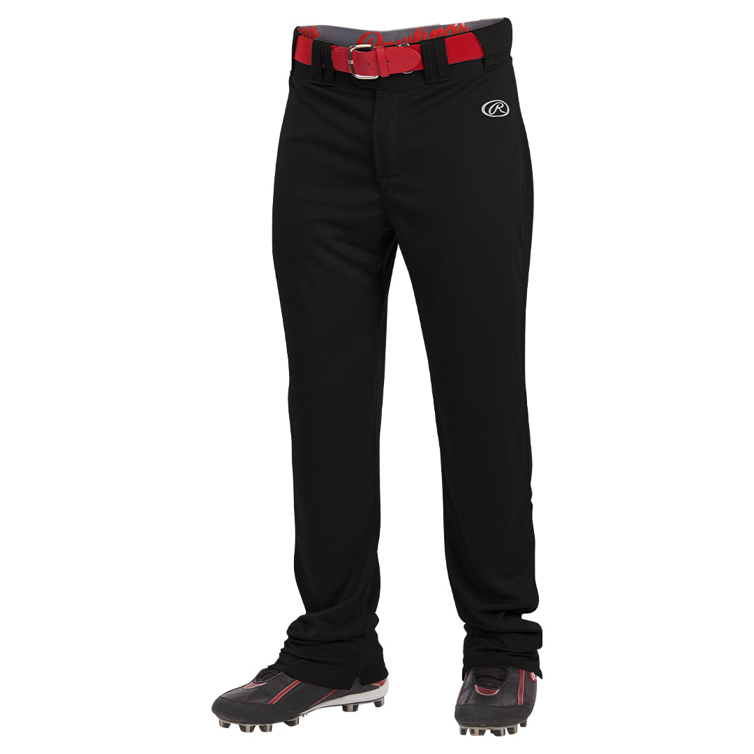 Rawlings Youth Launch Solid-Semi Relaxed Pant - Black - HIT a Doulbe