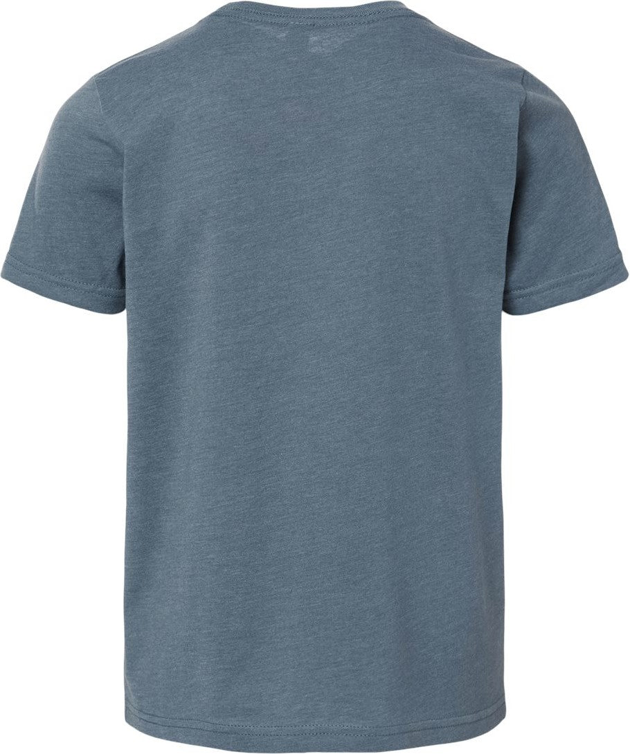 Next Level 3312 Youth CVC T-Shirt - Heather Slate Blue
