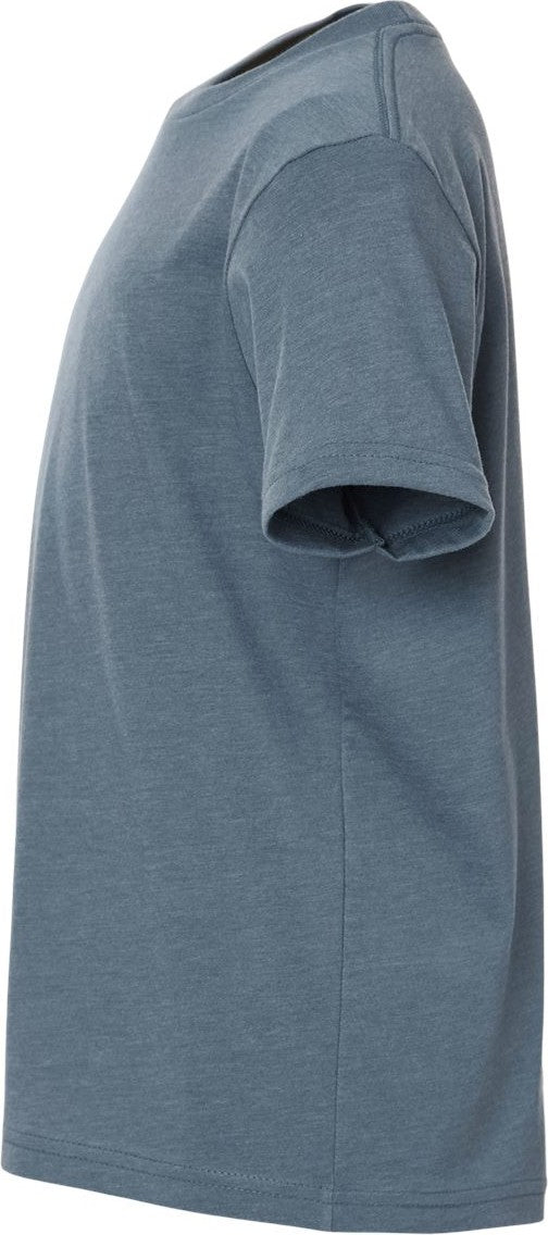 Next Level 3312 Youth CVC T-Shirt - Heather Slate Blue