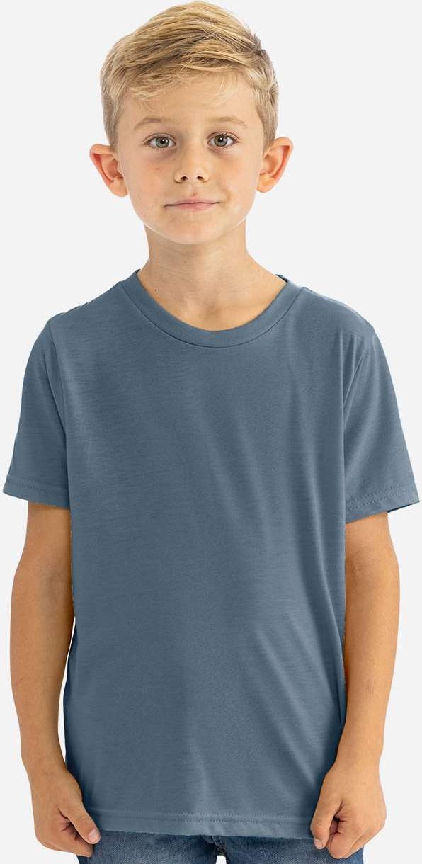 Next Level 3312 Youth CVC T-Shirt - Heather Slate Blue