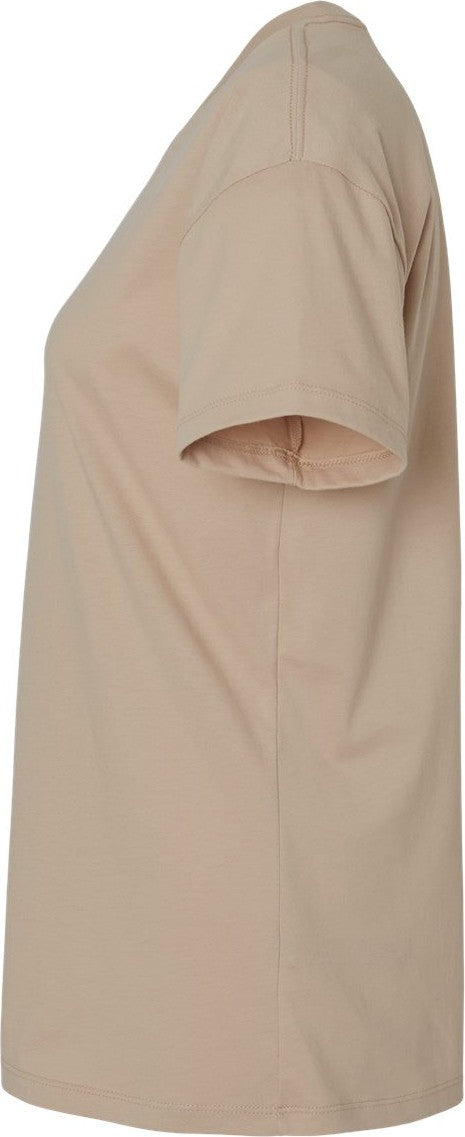 Next Level 3910 Women's Cotton Relaxed S/S T-shirt - Tan