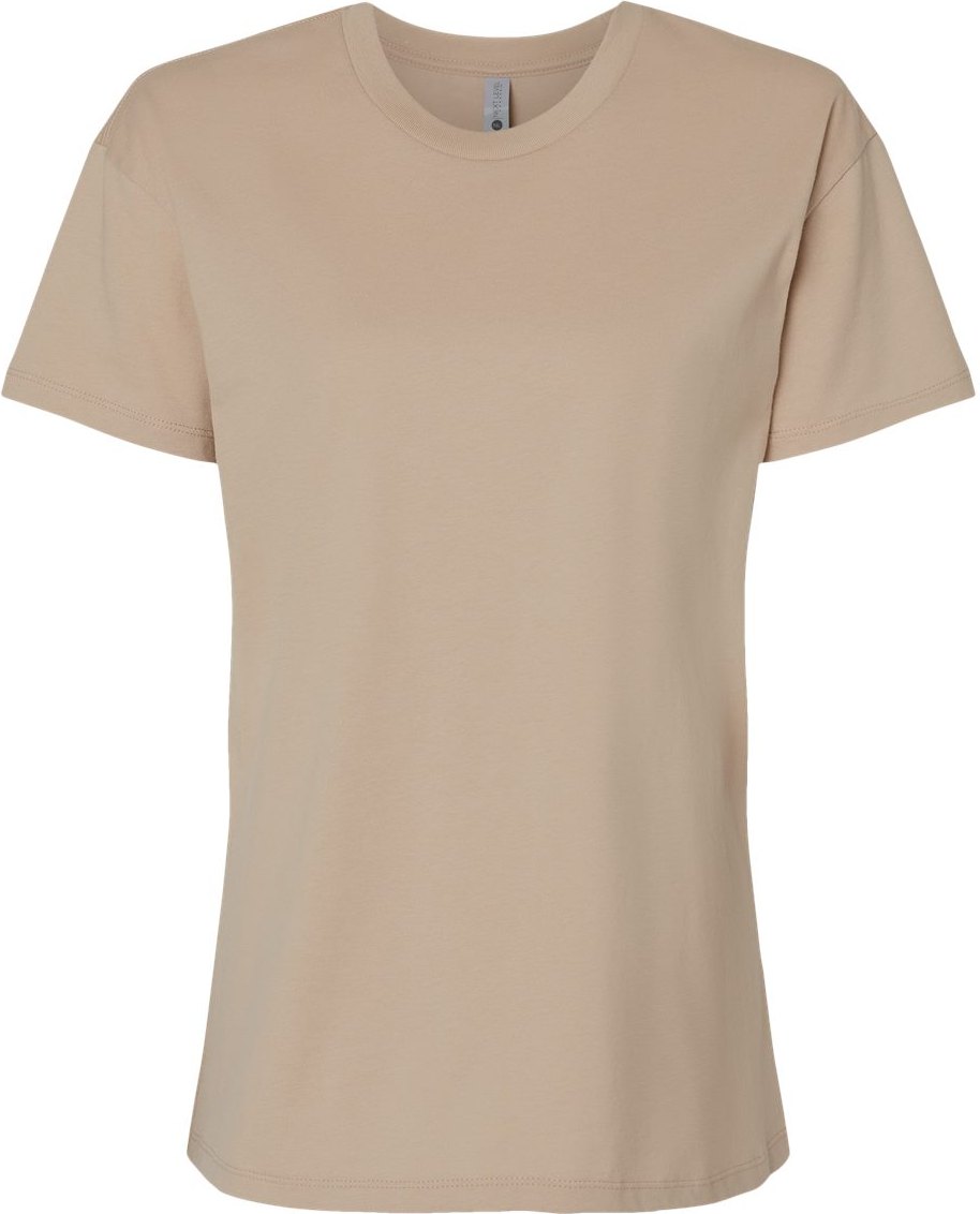 Next Level 3910 Women's Cotton Relaxed S/S T-shirt - Tan