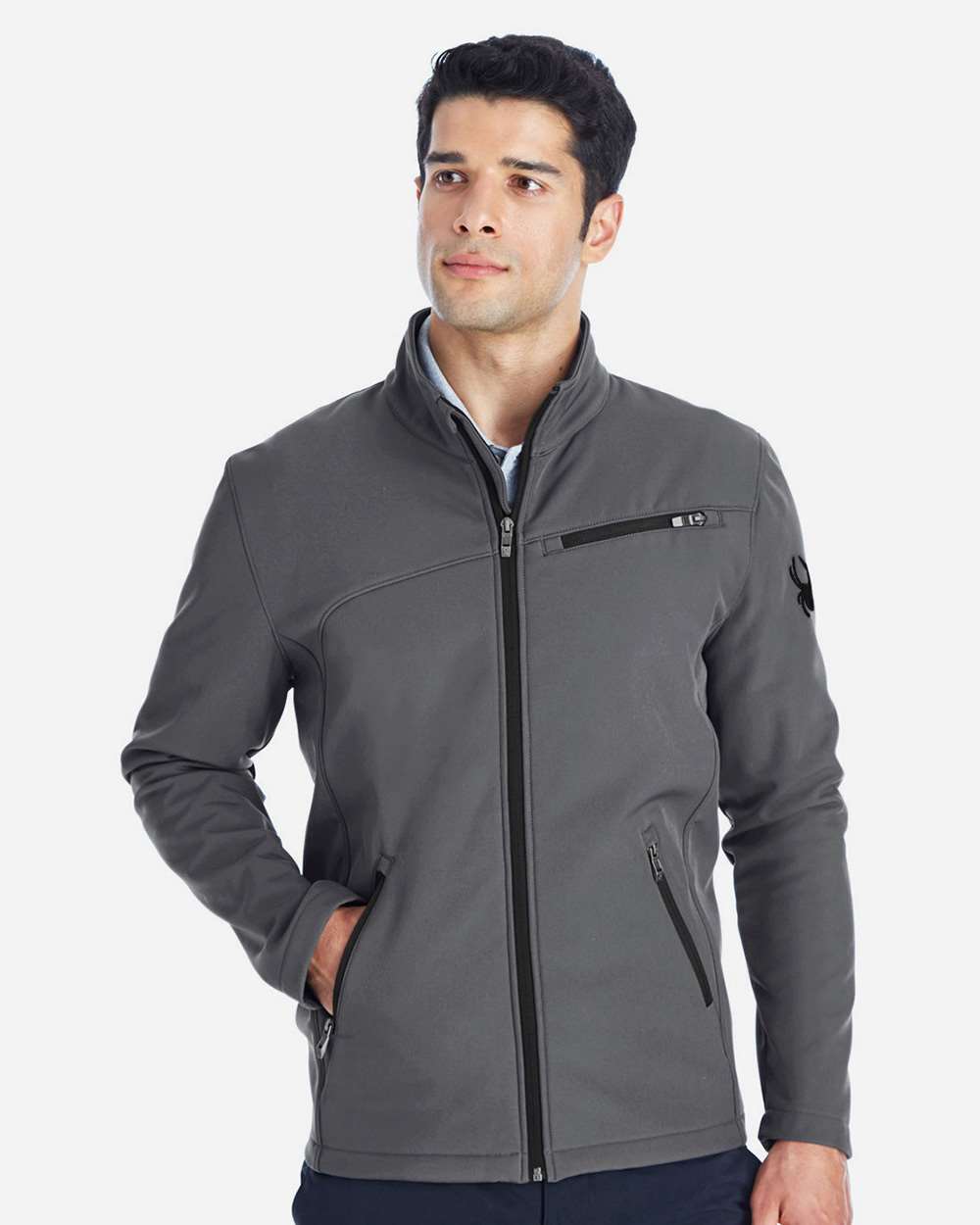 Spyder 187334 Transport Soft Shell Jacket - Polar  Black