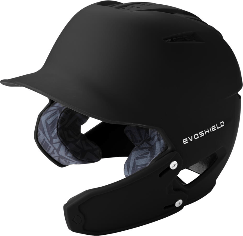 EvoShield XVT 2.0 HLMT Matte Batting Helmet with Face Shield WBR00012001 -  Black - HIT a Double - 1
