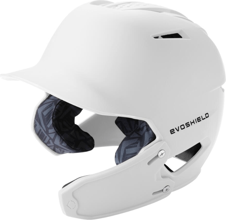 EvoShield XVT 2.0 HLMT Matte Batting Helmet with Face Shield WBR00012006 - White - HIT a Double - 1