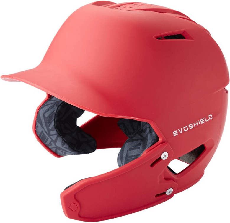 EvoShield XVT 2.0 HLMT Matte Batting Helmet with Face Shield WBR00012005 - Scarlet - HIT a Double - 1