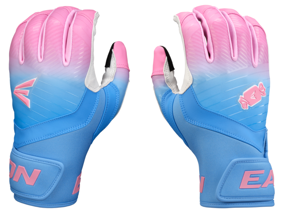 Easton Walk-off Ethos Tee Ball Batting Gloves - Bubble Gum - HIT a Double - 1