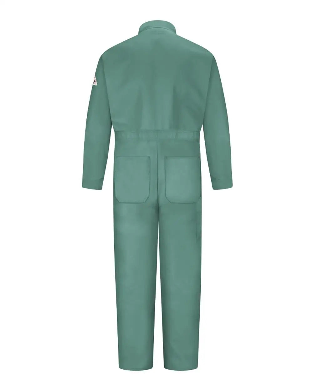 Bulwark Cew2t Gripper-front Coverall - Tall Sizes - Green / St