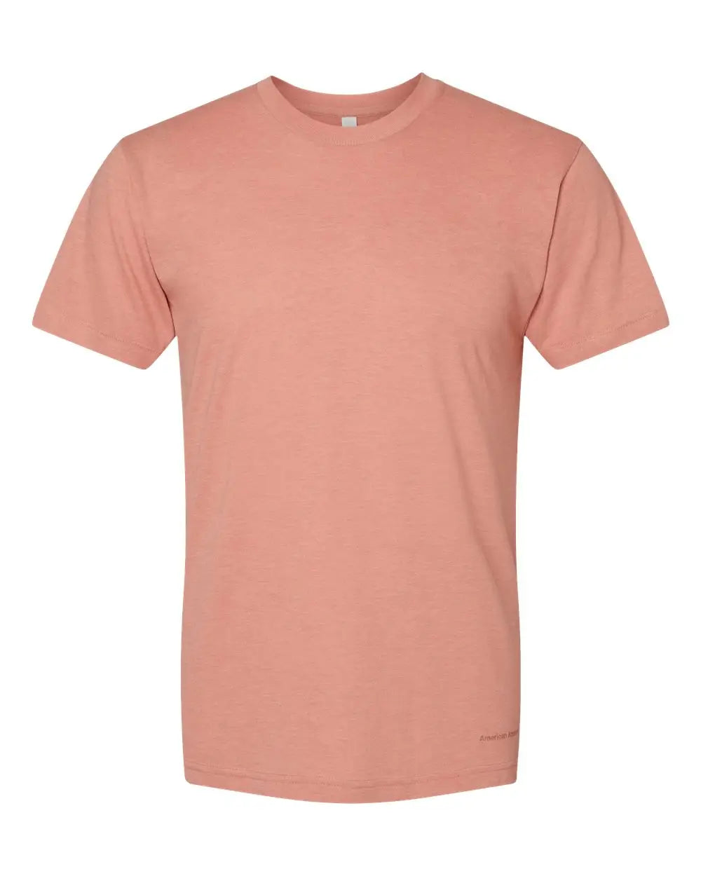 American Apparel Tr401w Triblend Track Tee - Tr401 - Tri-coral - Adult Xs