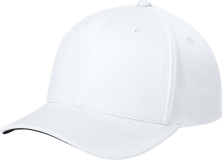 Sport-Tek STC71 Impact Mesh Stretch-Tek Adjustable Cap - White