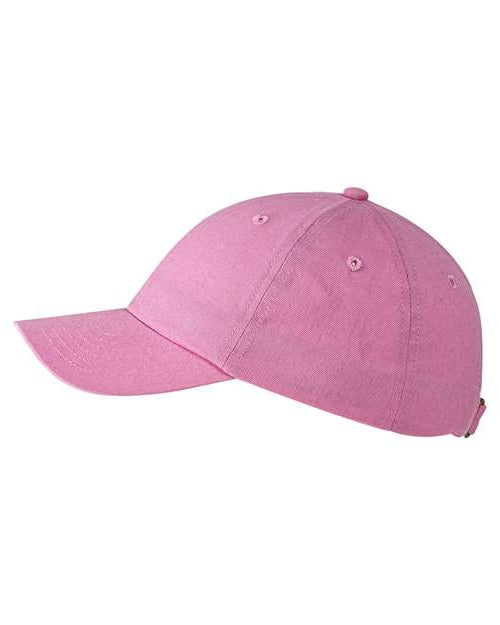 Big Accessories BX001Y Youth Classic Brushed Twill Cap - Pink