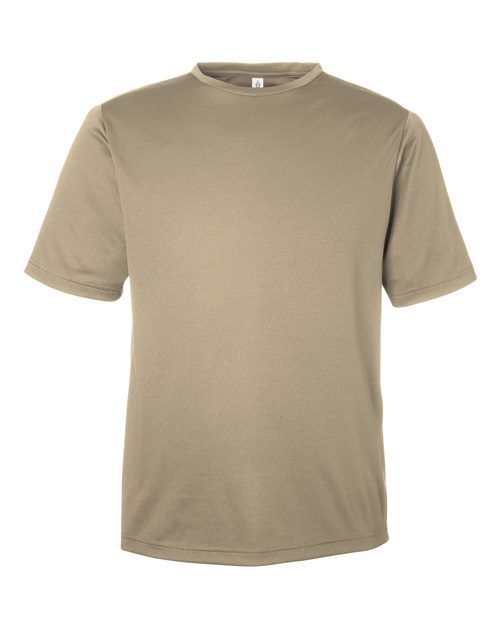 Team 365 TT15 Men's Zone Performance Mesh T-Shirt - Coyote Brown