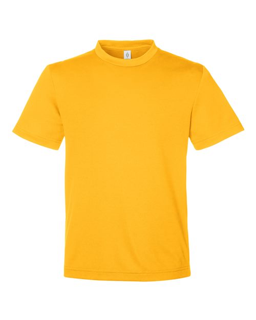 Team 365 TT15Y Youth Zone Performance Mesh T-Shirt - Sport Athletic Gold