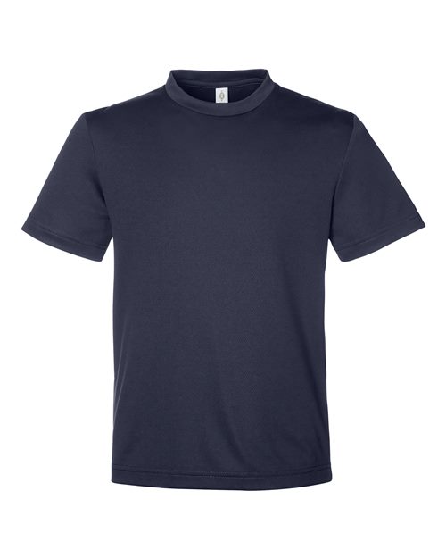 Team 365 TT15Y Youth Zone Performance Mesh T-Shirt - Sport Dark Navy