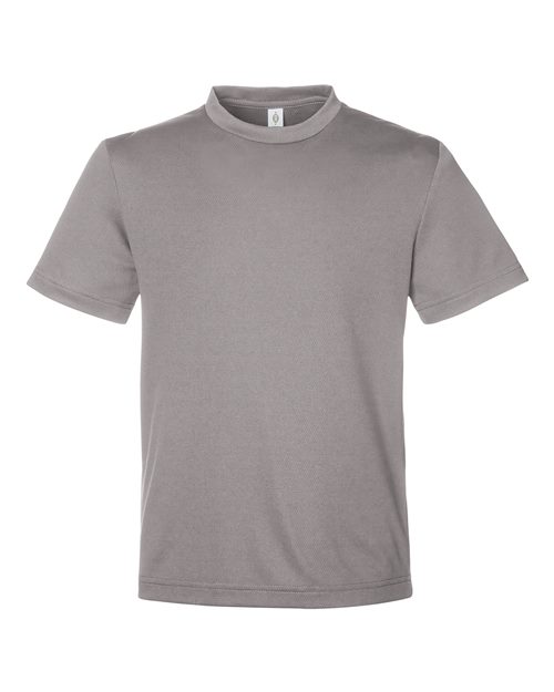 Team 365 TT15Y Youth Zone Performance Mesh T-Shirt - Sport Graphite