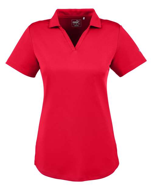 Puma Golf 596800 Ladies' Icon Golf Polo - High Risk Red