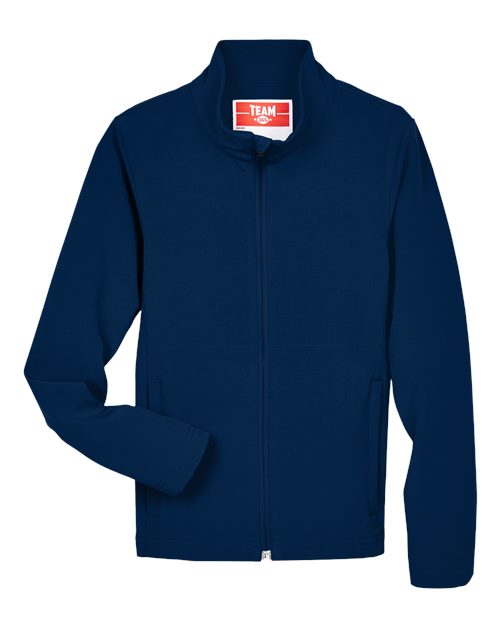 Team 365 TT80Y Youth Leader Soft Shell Jacket - Sport Dark Navy