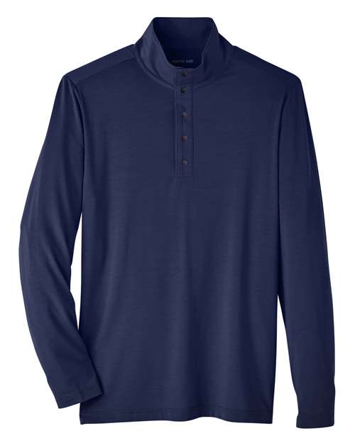 North End NE400 Men's JAQ Snap-Up Stretch Performance Pullover - Classic Navy