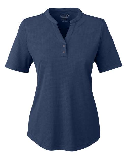 North End NE102W Women's Replay Recycled Polo - Classic Navy
