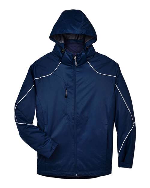 North End 88196 Men's Angle 3-In-1 Jacket with Bonded Fleece Liner - Night