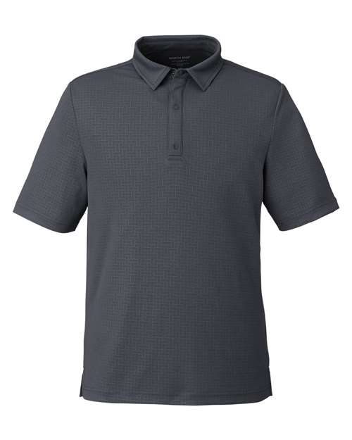 North End NE102 Men's Replay Recycled Pique Polo - Carbon