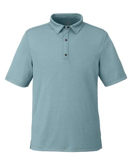 North End NE102 Men's Replay Recycled Pique Polo - Opal Blue