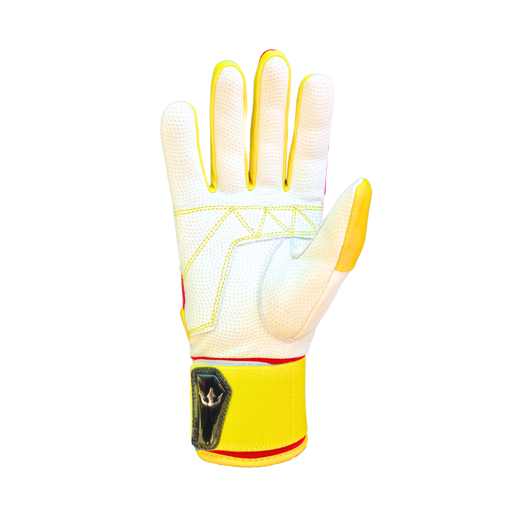 Dynasty Batting Gloves the Bomb Squad Series - Red/Yellow