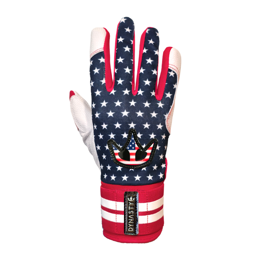 Dynasty The Bomb Squad Batting Gloves Series - American Flag USA