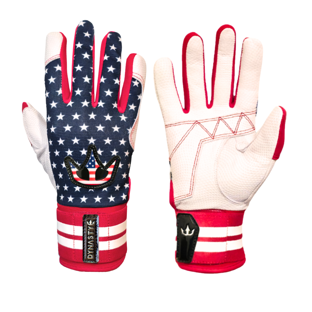 Dynasty The Bomb Squad Batting Gloves Series - American Flag USA