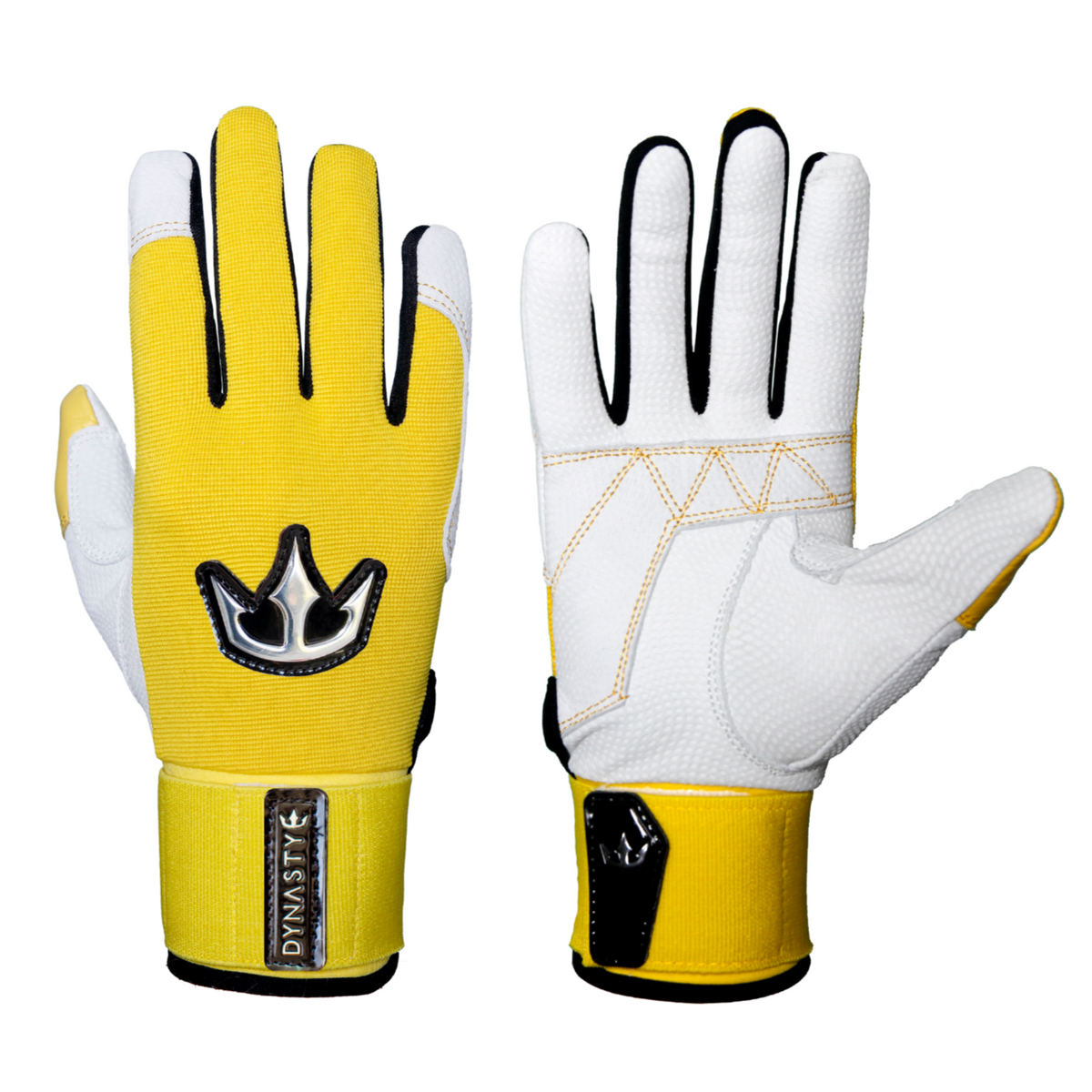 Dynasty Batting Gloves the Bomb Squad Series - Yellow/Black