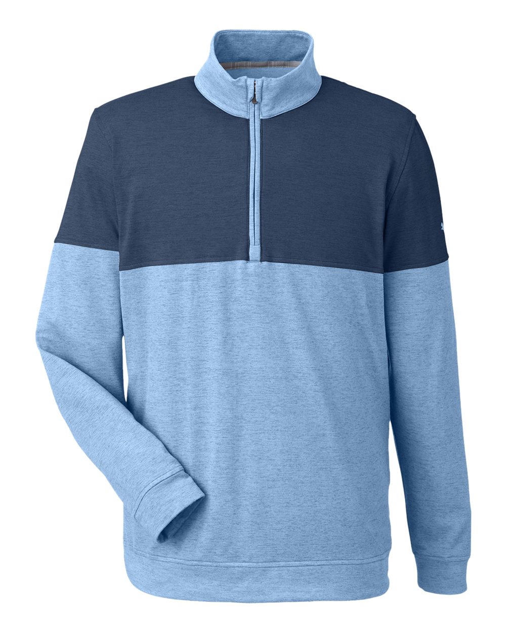 Puma Golf 595803 Cloudspun Warm Up Quarter-Zip Pullover - Blue Bell  Dark Denim