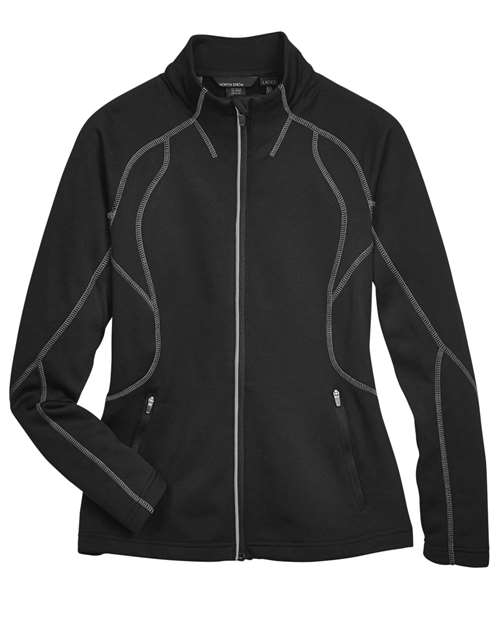 North End 78174 Women's Gravity Performance Fleece Jacket - Black