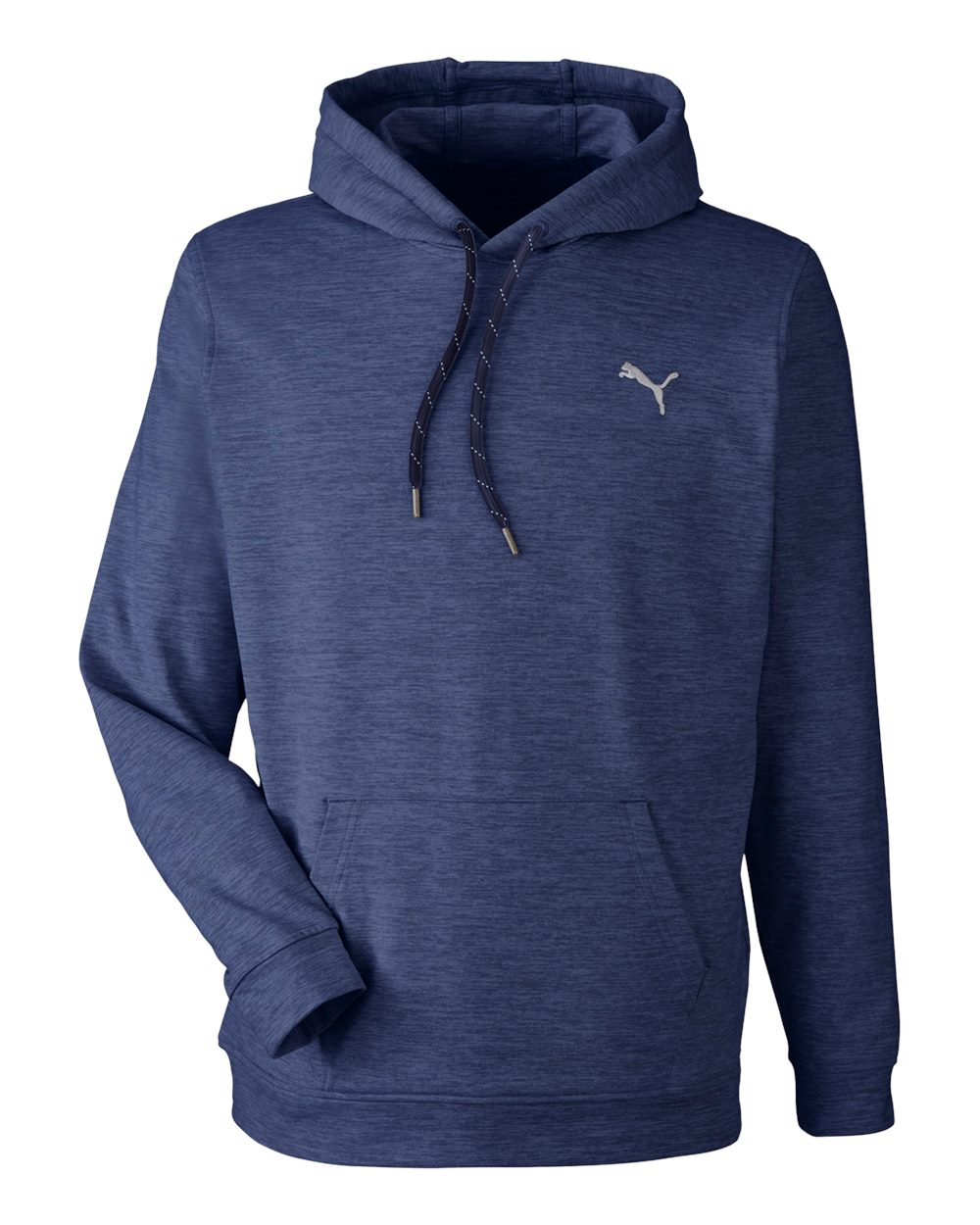Puma Golf 534527 Cloudspun Progress Hooded Sweatshirt - Navy Blazer Heather