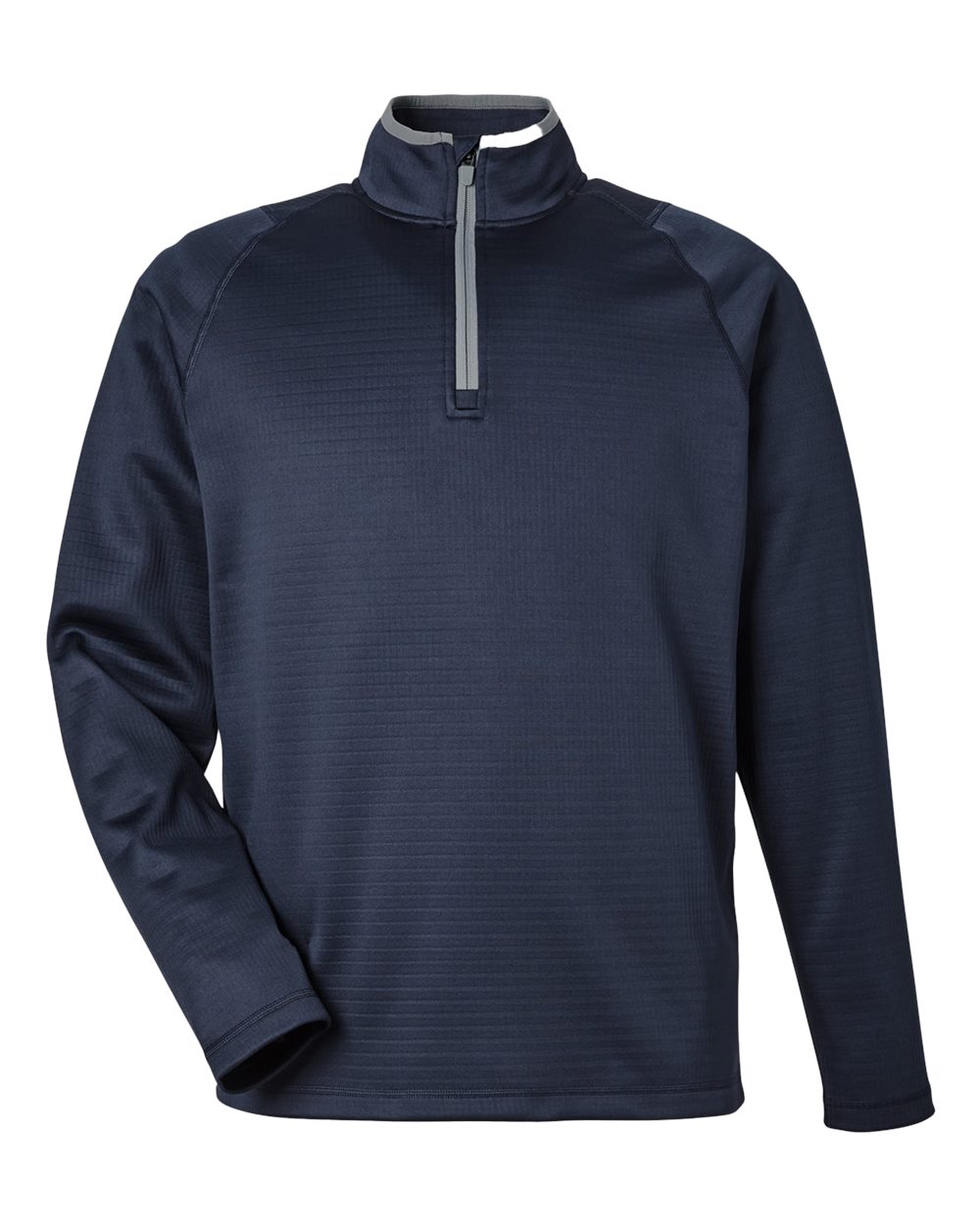 Puma Golf 631105 Waffle Fleece Quarter-Zip Pullover - Deep Navy