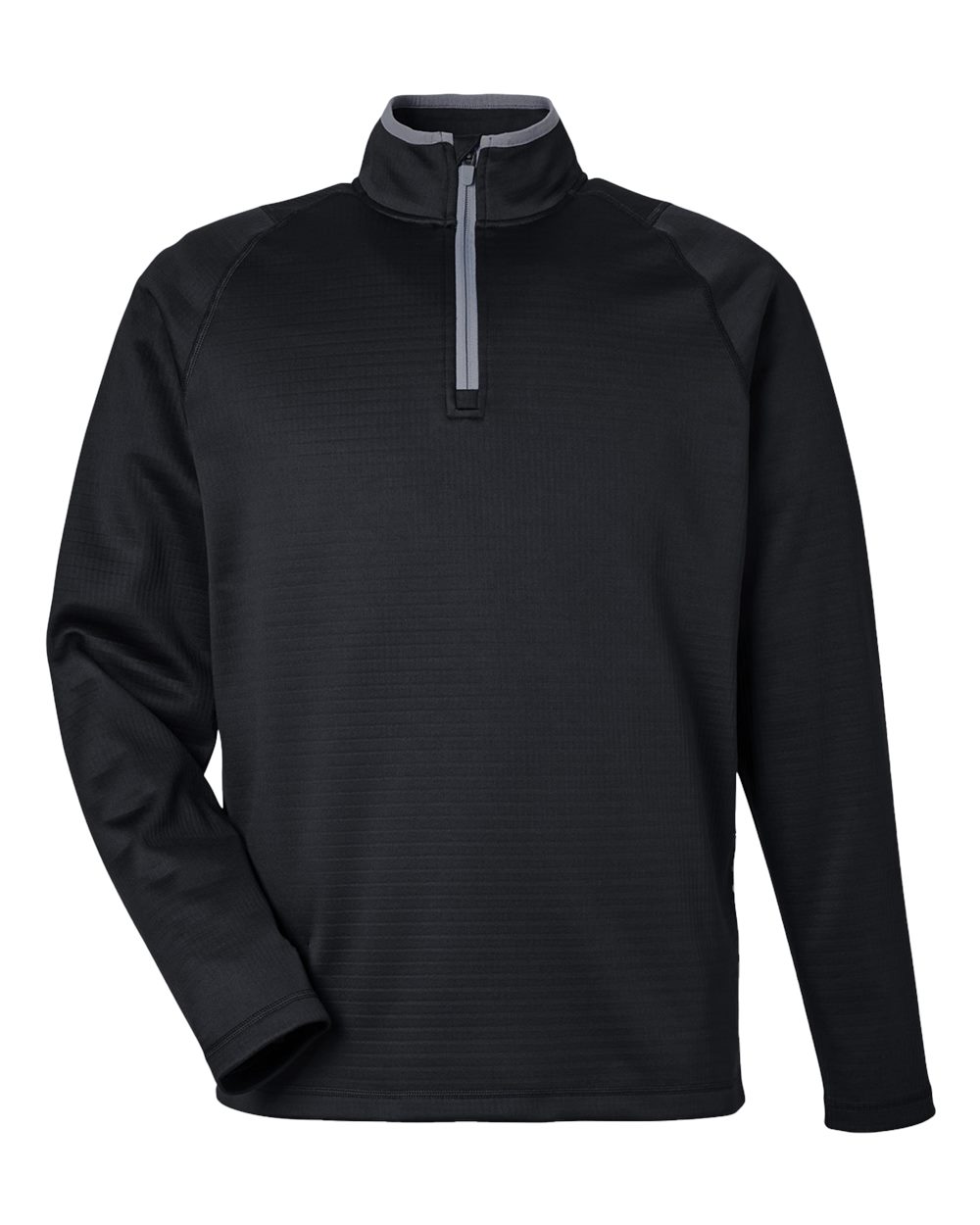 Puma Golf 631105 Waffle Fleece Quarter-Zip Pullover - Puma Black