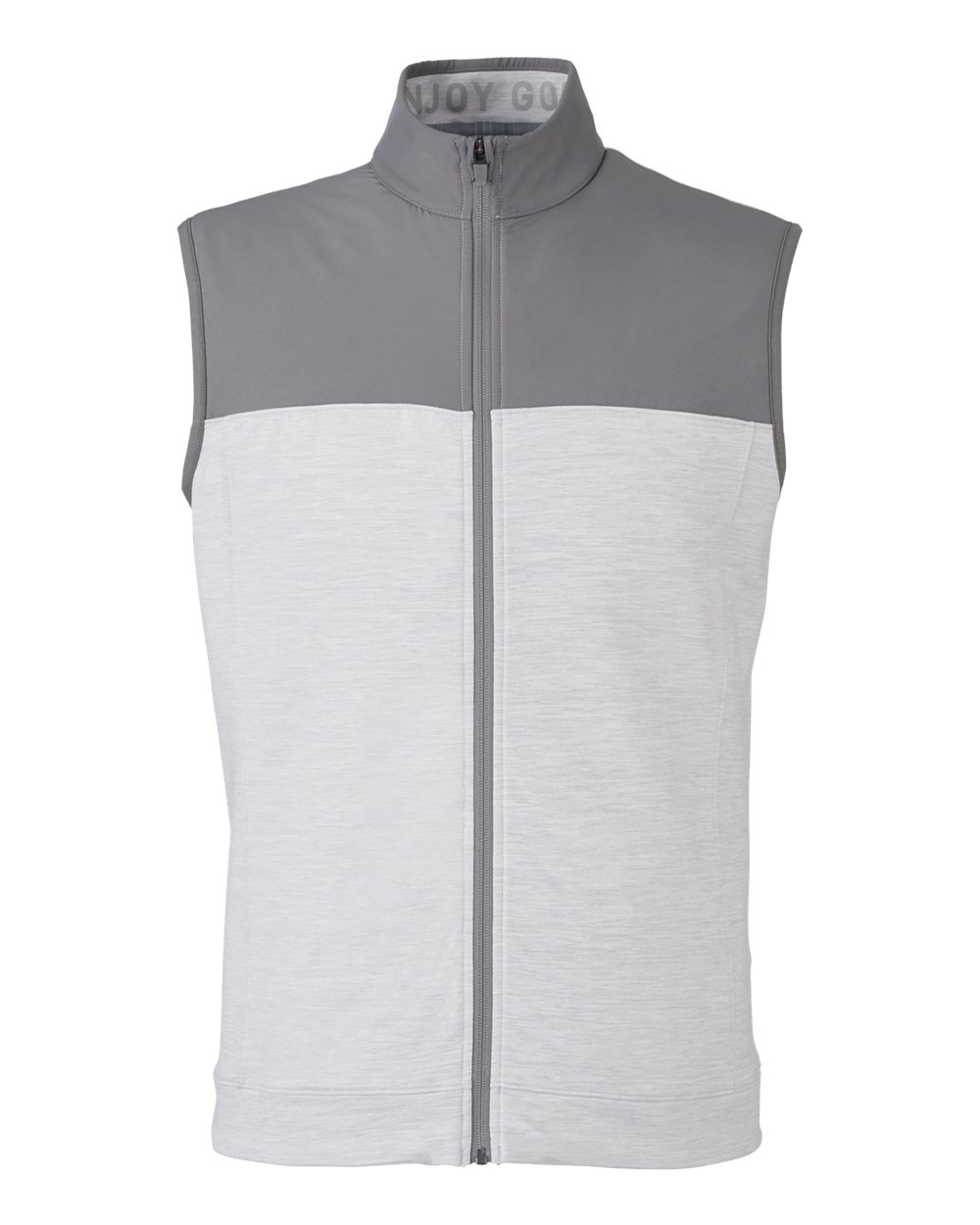 Puma Golf 537465 Cloudspun Colorblock Vest - Quiet Shade  High Rise Heather