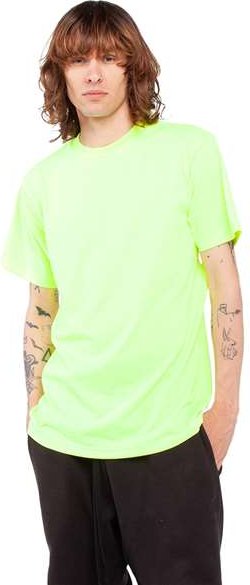 Shaka Wear SHASS Unisex Active T-Shirt - Safety Green