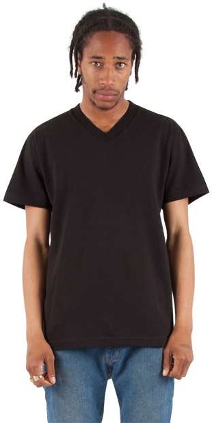 Shaka Wear SHVEE Unisex V-Neck T-Shirt - Black