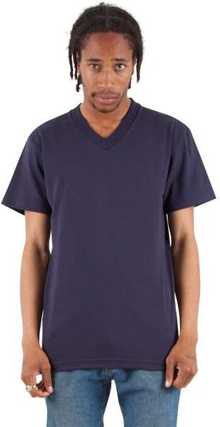 Shaka Wear SHVEE Unisex V-Neck T-Shirt - Navy