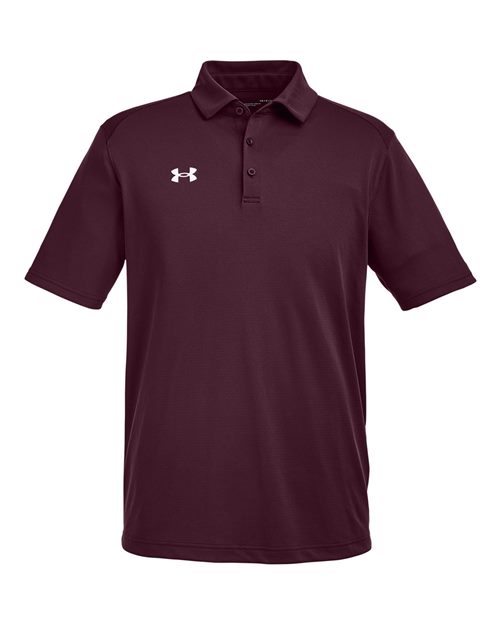 Under Armour 1370399 Tech™ Polo - Maroon  White
