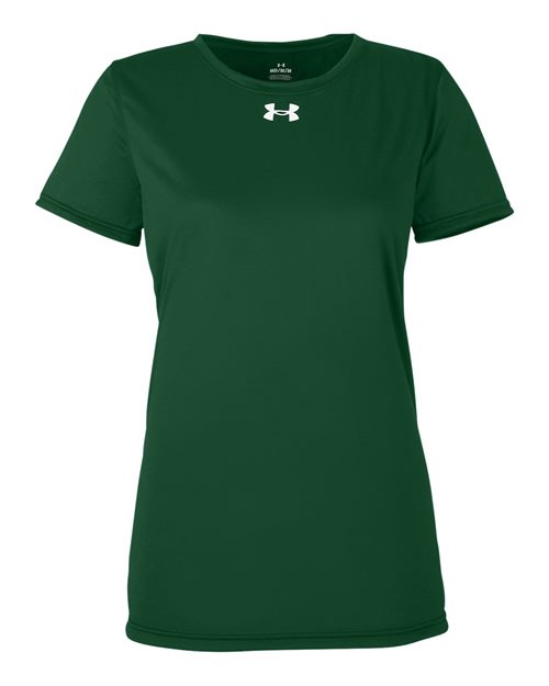 Under Armour 1376847 Women's Team Tech™ T-Shirt - Forest Green  White