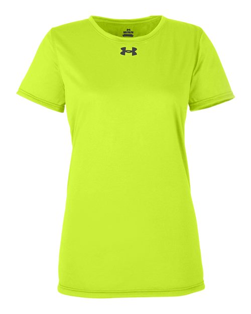 Under Armour 1376847 Women's Team Tech™ T-Shirt - High-Vis Yellow  Black
