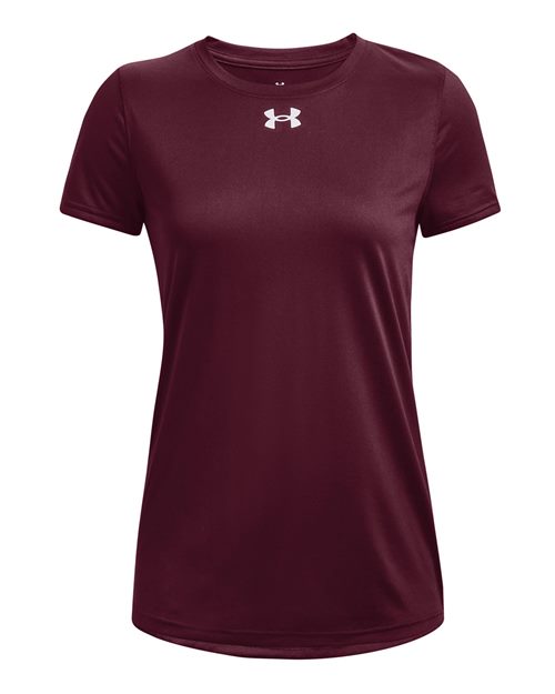 Under Armour 1376847 Women's Team Tech™ T-Shirt - Maroon  White