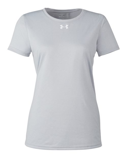 Under Armour 1376847 Women's Team Tech™ T-Shirt - Mod Grey Light Heather  White