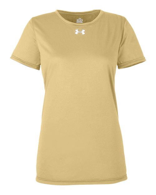 Under Armour 1376847 Women's Team Tech™ T-Shirt - Team Vegas Gold  White